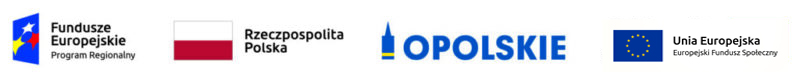 Logo stopki, Fundusze Europejskie, Opolskie Kwitnące, Europejskie fundusze strunturalne